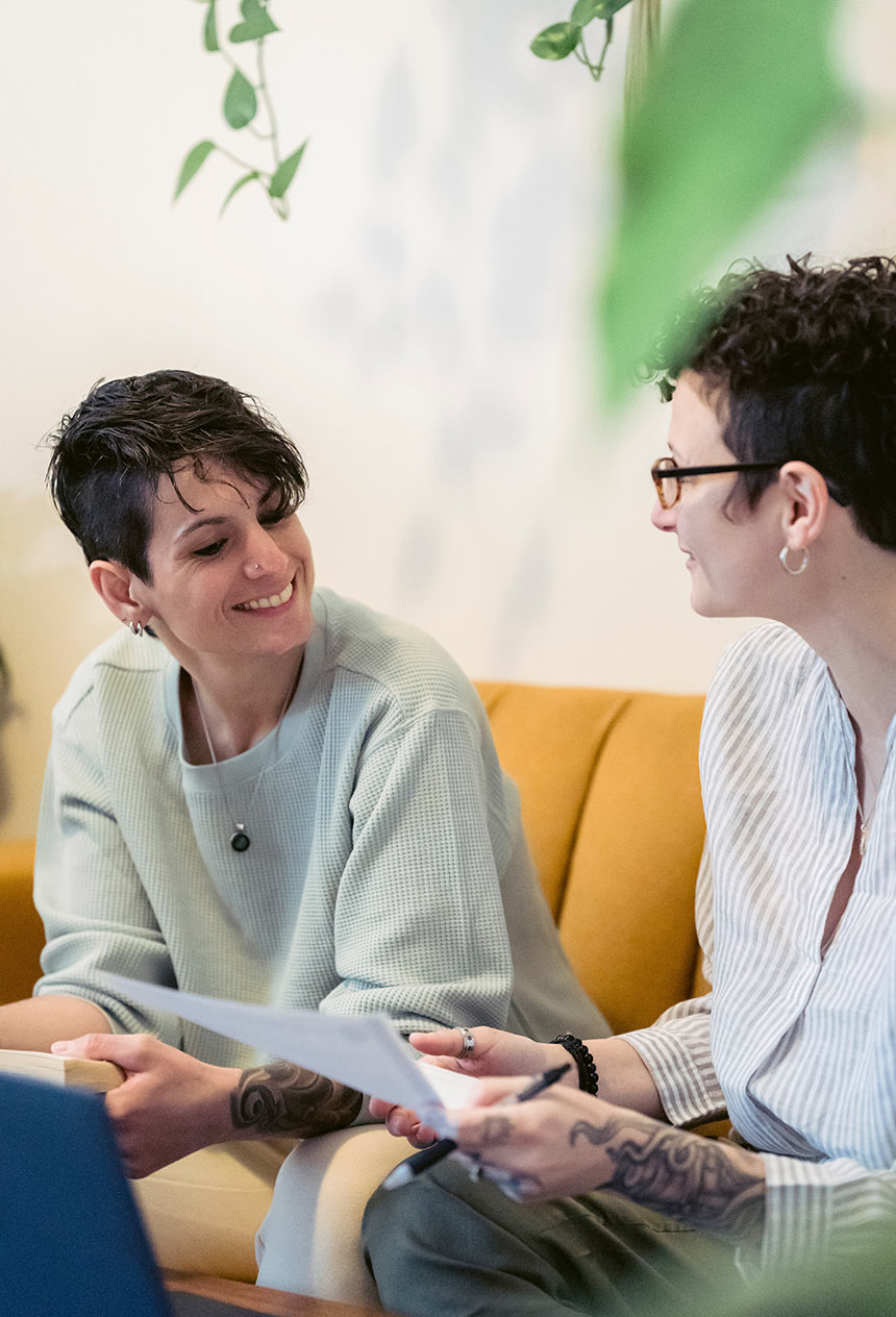 Two Women Talking